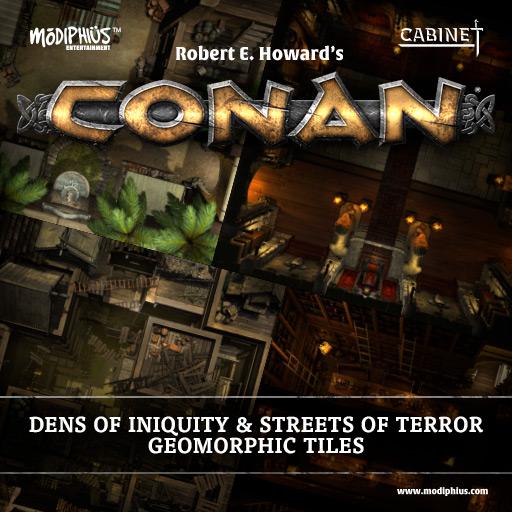 Conan: Dens of Iniquity geomorphic tile set, Modiphius Entertainment